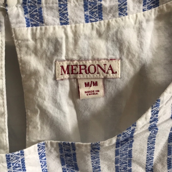 Merona blue and white striped sundress - Picture 5 of 5